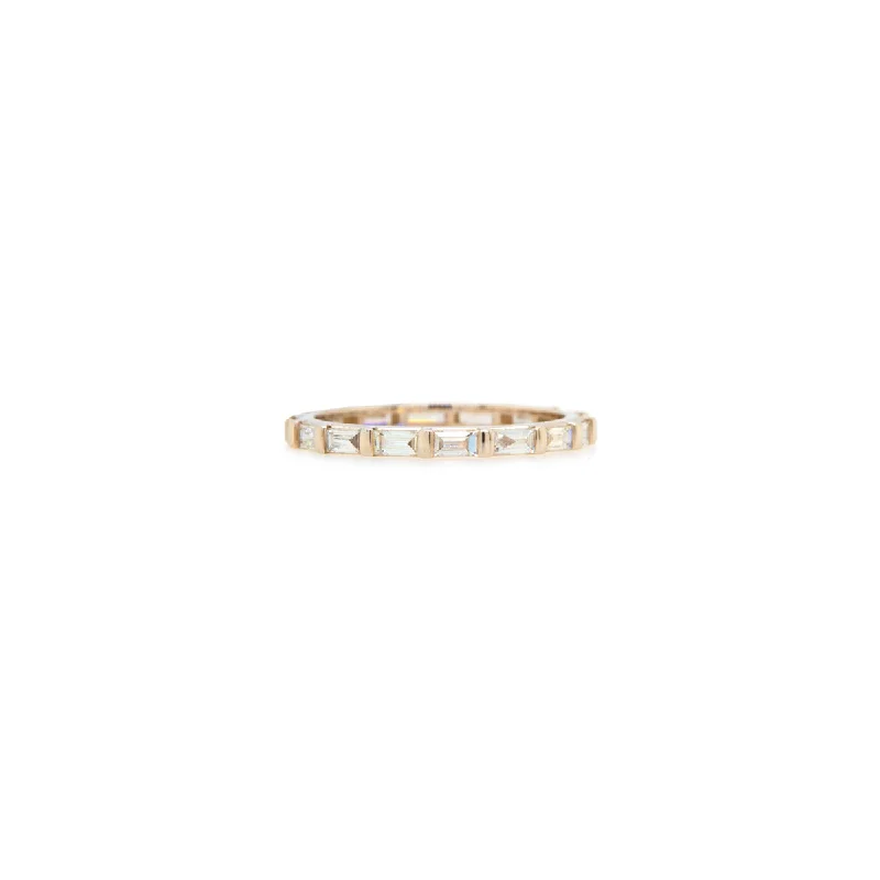 14k Baguette Diamond Eternity Band