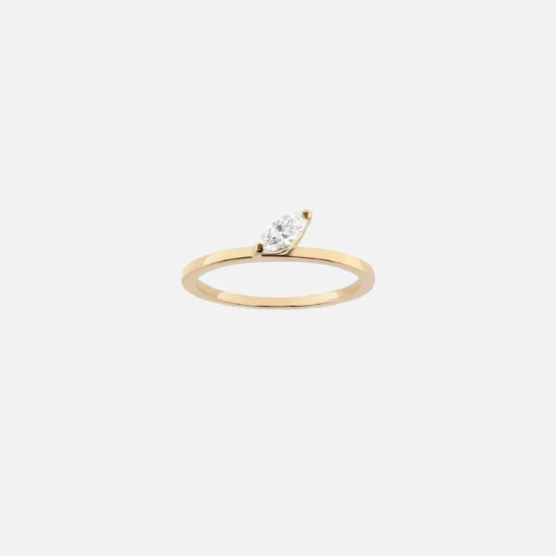 Defne Ring | White Diamond