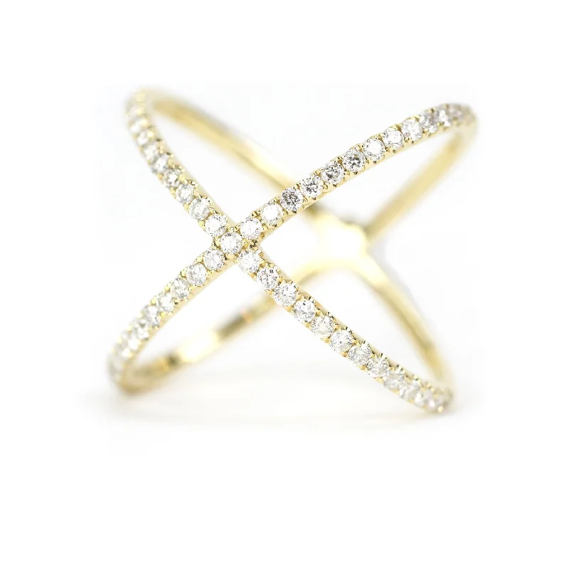 Diamond X Ring