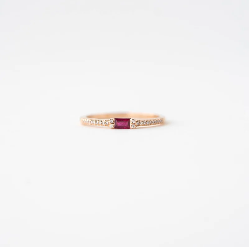 Katherine Ruby Diamond Ring