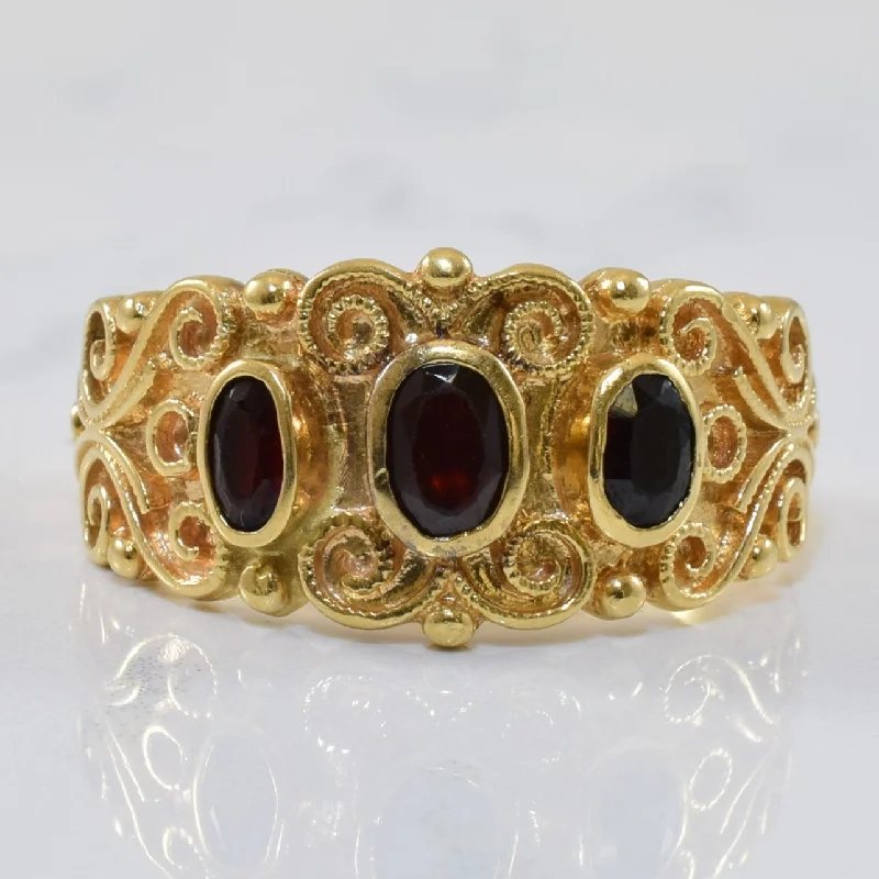 Flash Jewelry Sale – Get Stunning Pieces At Low Prices Bezel Set Filigree Garnet Ring | 1.00ctw | SZ 10.5 | Flash Jewelry Sale – Get Stunning Pieces At Low Prices Bezel Set Filigree Garnet Ring | 1.00ctw | SZ 10.5 |