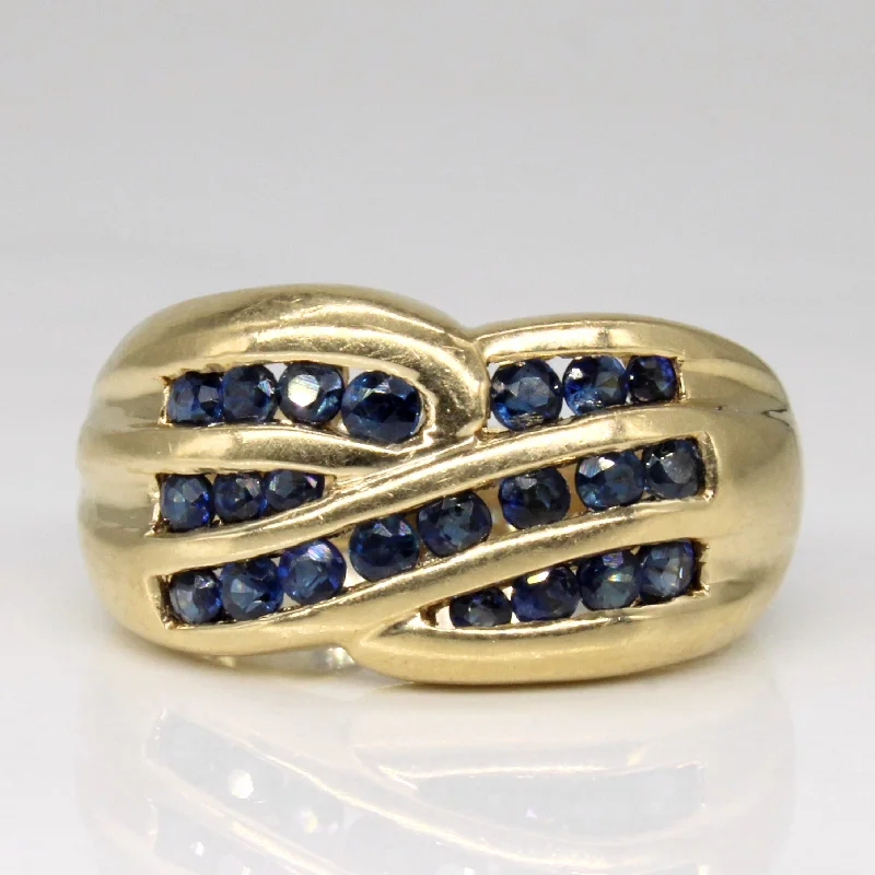 Dainty And Elegant Jewelry Now At Reduced Prices Channel Set Sapphire Ring | 0.66ctw | SZ 6.5 | Dainty And Elegant Jewelry Now At Reduced Prices Channel Set Sapphire Ring | 0.66ctw | SZ 6.5 |