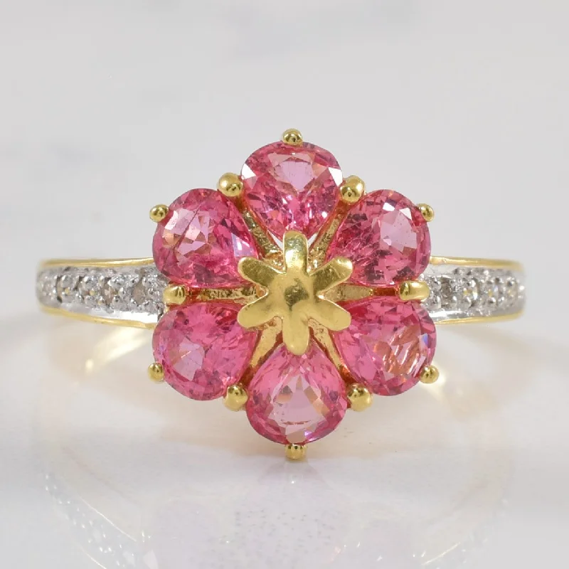 Breathtaking Jewelry At Limited-Time Savings Sapphire & Diamond Flower Ring | 2.00ctw, 0.03ctw | SZ 7 | Breathtaking Jewelry At Limited-Time Savings Sapphire & Diamond Flower Ring | 2.00ctw, 0.03ctw | SZ 7 |