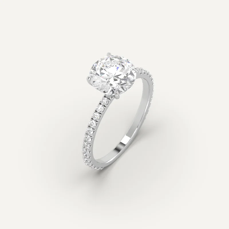 2 carat Round Cut Diamond Ring