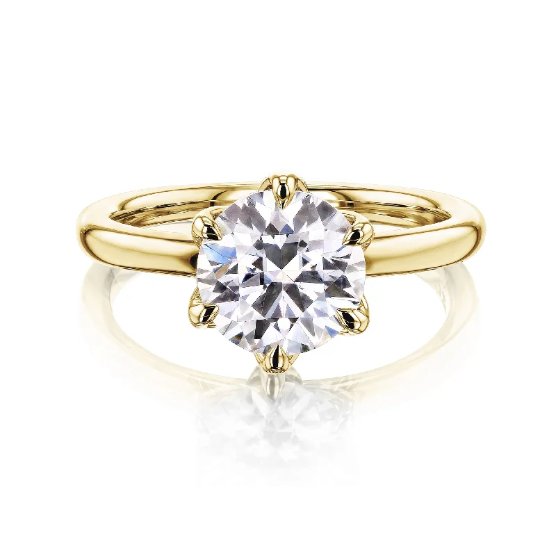 Kobelli Grown - 2ct Tulip Solitaire Lab Diamond Ring