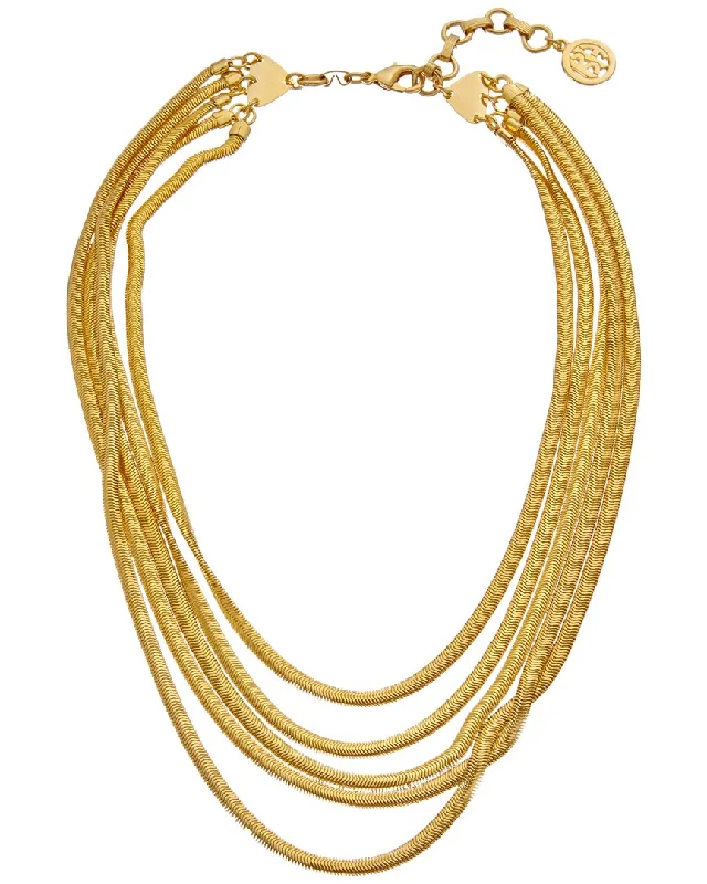 Ben-Amun Cobra 24K Plated Necklace