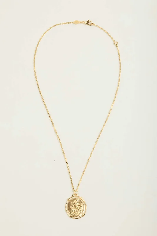 Born To Love Necklace In Gold