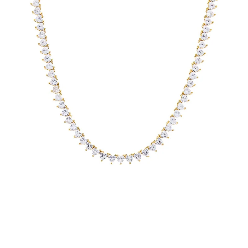 Elegant Jewelry At Unbeatable Offers – Shop Before It's Gone Heart Tennis Necklace Elegant Jewelry At Unbeatable Offers – Shop Before It's Gone Heart Tennis Necklace