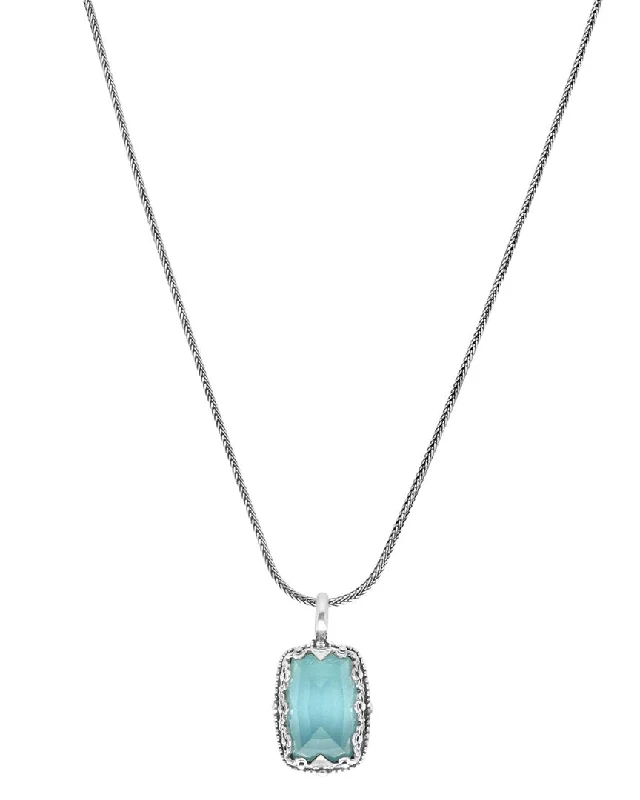 Konstantino Silver Gemstone Necklace