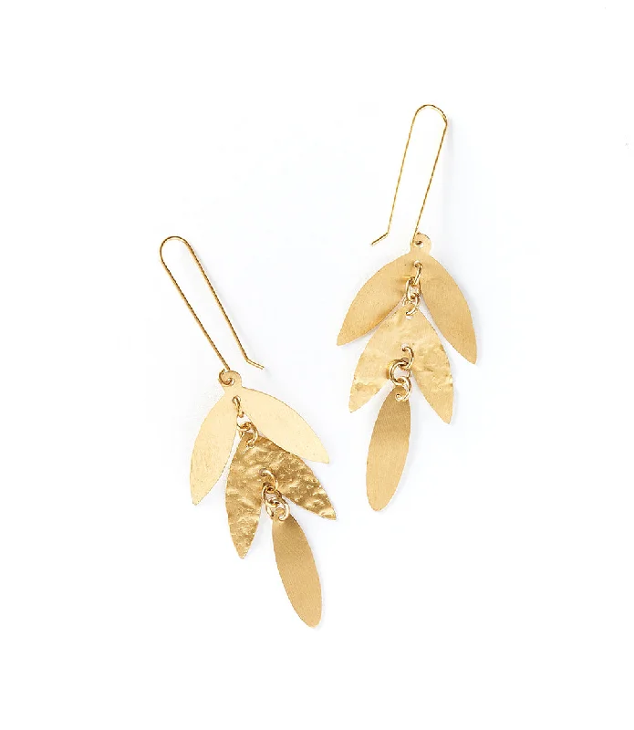 Make Every Moment Shine – Jewelry Discounts Available Chameli Earrings - Leaf Drop