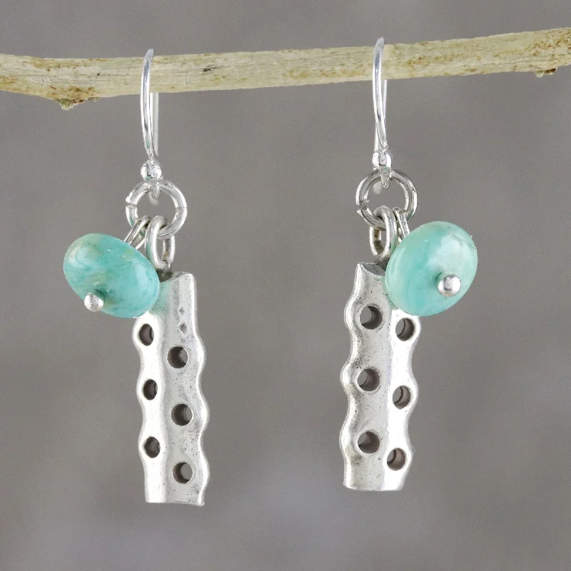 Seasonal Jewelry Sale – Upgrade Your Style Today Cool Modernity Amazonite and Karen Silver Modern Earrings from Thailand Seasonal Jewelry Sale – Upgrade Your Style Today Cool Modernity Amazonite and Karen Silver Modern Earrings from Thailand
