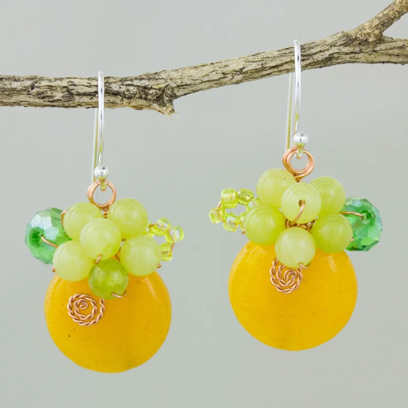 Shop Dazzling Jewelry With Special Promotional Discounts Moonlight Garden in Orange Quartz Silver Earrings Shop Dazzling Jewelry With Special Promotional Discounts Moonlight Garden in Orange Quartz Silver Earrings