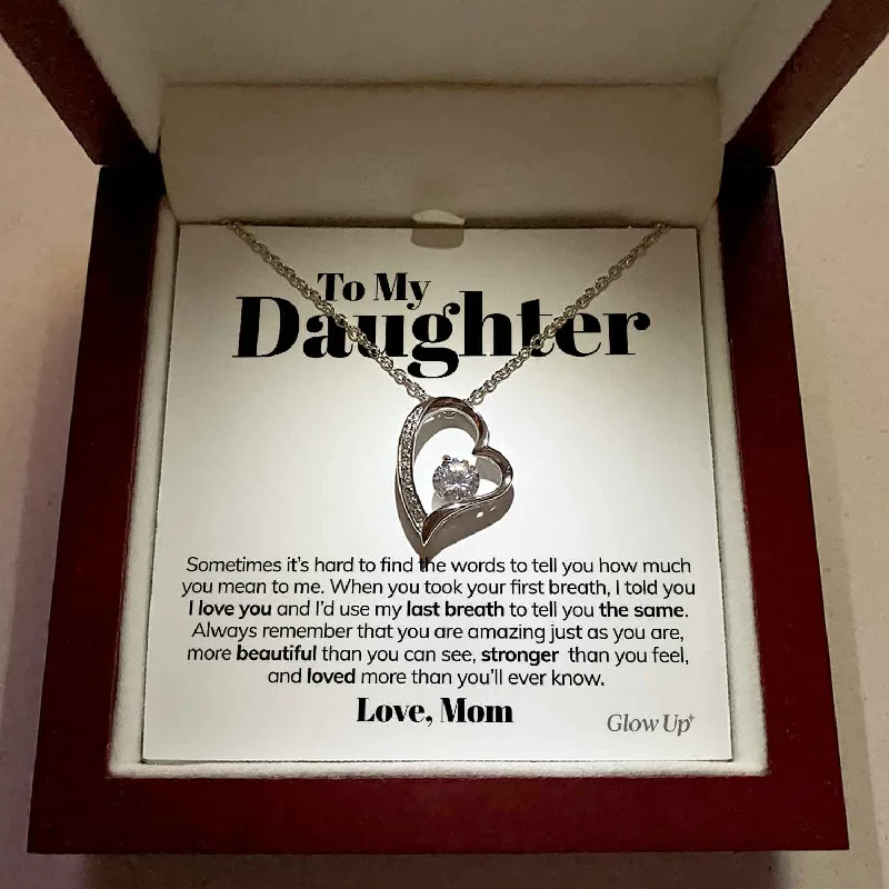 Elegant Designs, Unbeatable Discounts – Shop Jewelry Now Forever Love Necklace - To My Daughter - Always Remember - Forever Love Necklace Gift For Wife For Mom Elegant Designs, Unbeatable Discounts – Shop Jewelry Now Forever Love Necklace - To My Daughter - Always Remember - Forever Love Necklace Gift For Wife For Mom