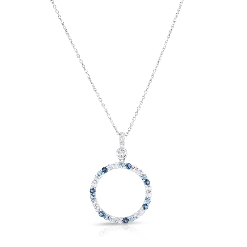Fashion-Forward Jewelry At Incredible Prices Blue Topaz Drop Pendant