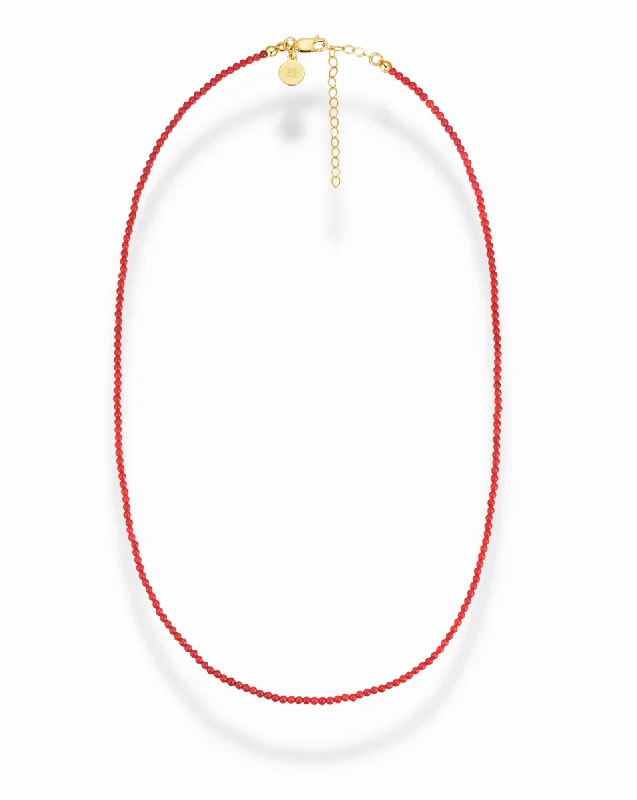 Trendy Minimalist Jewelry For Everyday Wear Merit Gemstone Neckalce