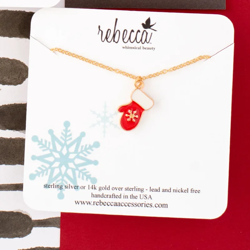 Limited-Time Jewelry Sale – Elegant Styles At Less Red Mitten Necklace - Children's Christmas Winter Snow Limited-Time Jewelry Sale – Elegant Styles At Less Red Mitten Necklace - Children's Christmas Winter Snow