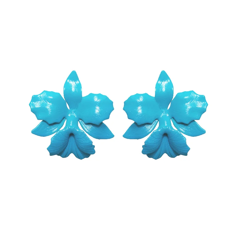 Trending Jewelry Now At Unbeatable Prices Azure Laelia Orchid Studs
