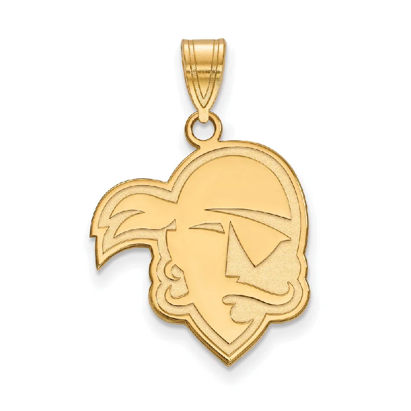 14k Gold Plated Silver Seton Hall U. Large Mascot Pendant