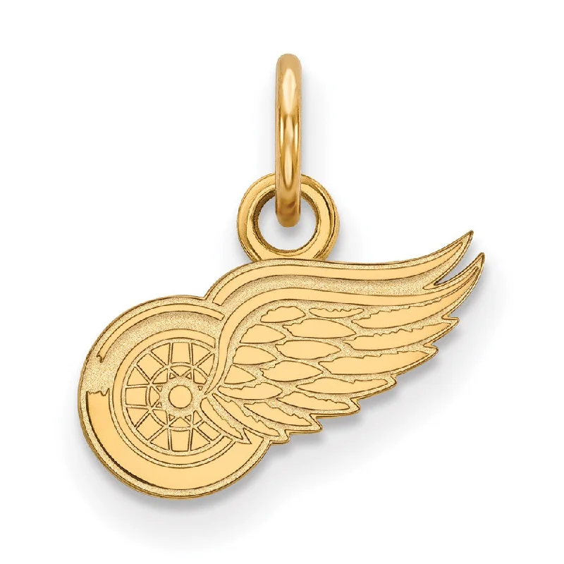 14k Yellow Gold NHL Detroit Red Wings XS (Tiny) Charm or Pendant