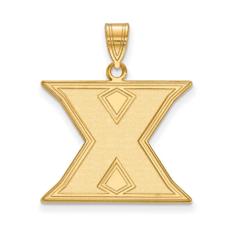 14k Yellow Gold Xavier U. Large Initial X Pendant