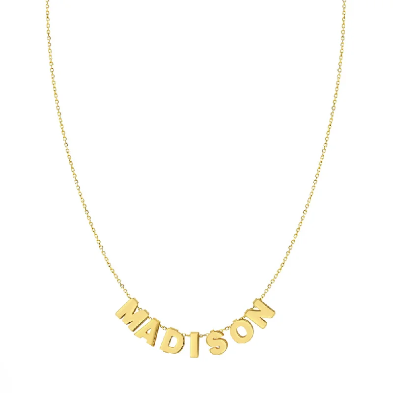 Shop Fine Jewelry With Amazing Deals 14k Gold Custom Name Women's Pendant Necklace