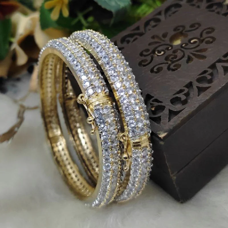 Aamrapali Gold Plated AD Bangle