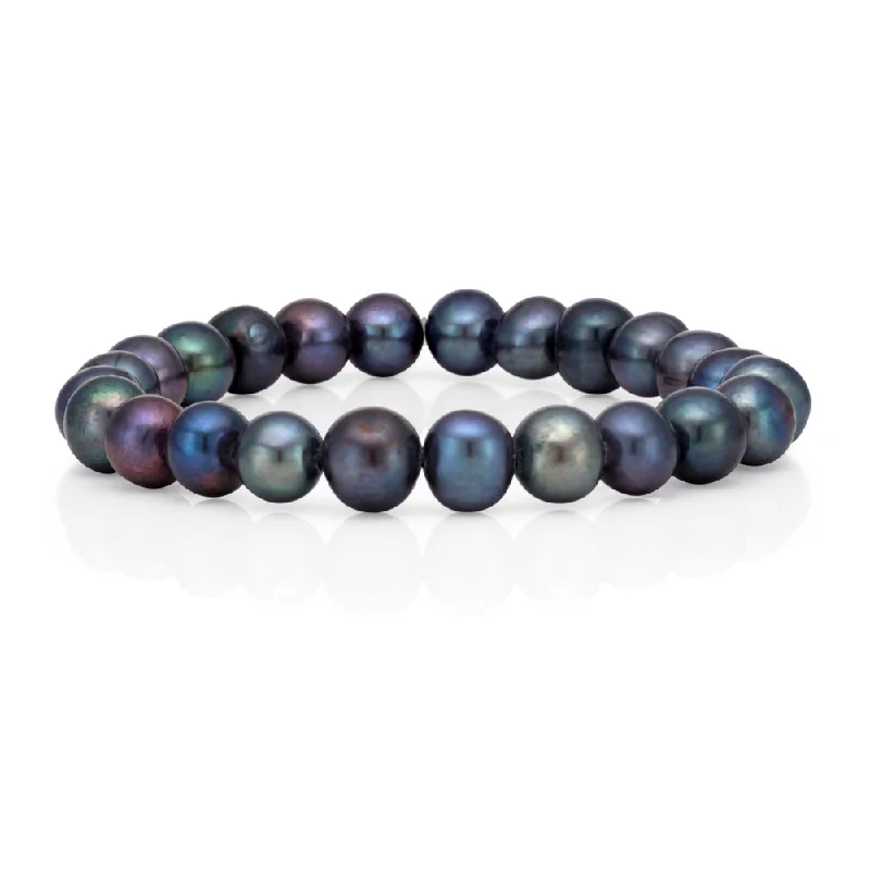 Special Offers On Handcrafted And Designer Jewelry Grey 7.5-8mm Freshwater Pearl Bracelet