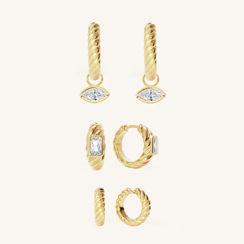 Unmissable Jewelry Sale – Shop Before It's Too Late Louvre Earring Set