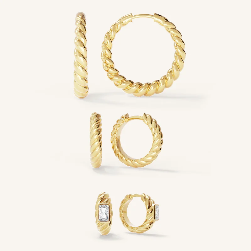 Elegant Designs, Unbeatable Discounts – Shop Jewelry Now Oui Hoop Set