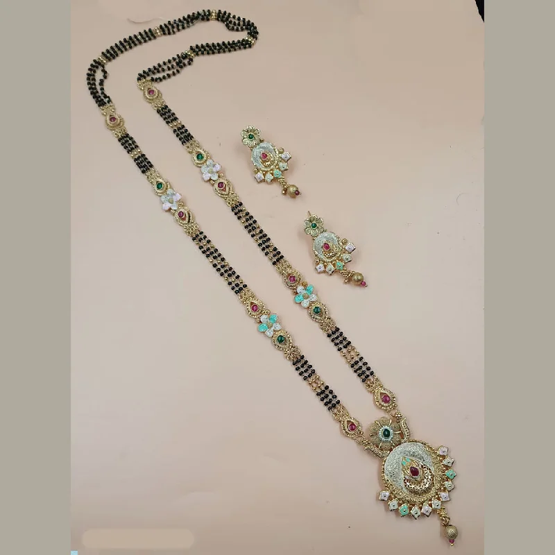 Unique Jewelry Designs Now At Discounted Rates Padmawati Bangles Gold Plated Pota Stone Mangalsutra