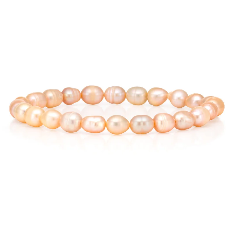 Exclusive Jewelry Sale Event – Shop Now Pink 6-7mm Freshwater Pearl Bracelet