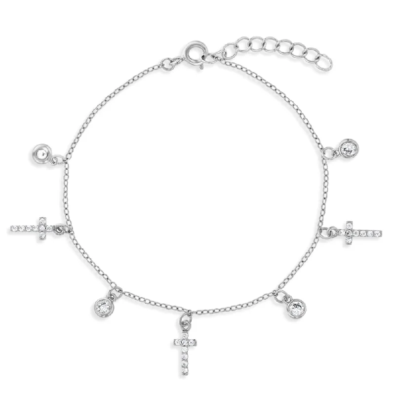 Limited-Stock Jewelry Sale – Shop Before It's Gone Religious Charm Women's Bracelet - Sterling Silver