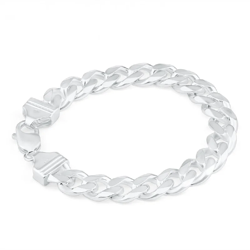 Exclusive Jewelry Bundles At Discounted Rates Sterling Silver 300 Gauge 21cm Curb Bracelet