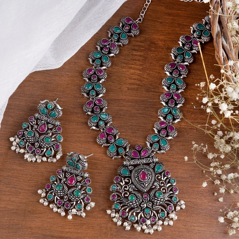 Holiday Jewelry Sale – Perfect Gifts At Great Prices Teejh Nishka Multi Colored Necklace Set